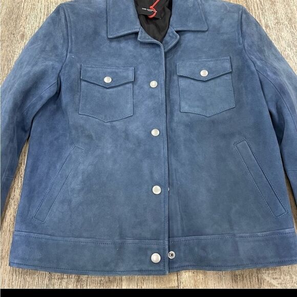 Blue Suede Jacket Blue Suede Jacket review pictures The Kooples - Picture 4 of 6